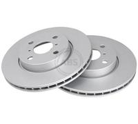 2x A.B.S. Disque de frein Avant pour TOYOTA Yaris 3/5 portes (P9) 258mm 17922