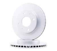 2x A.B.S. Disque de frein Avant pour VOLVO V40 Break (645) 256mm 16590