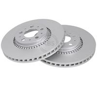 2x A.B.S. Disque de frein Avant pour VOLVO V70 II (285) S60 I (384) S80 I (184)