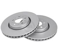 2x A.B.S. Disque de frein Avant pour VOLVO V70 II (285) S60 I (384) S80 I (184)