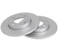 2x A.B.S. Disque de frein Avant pour VW Polo III 3/5 portes (6N1) 239mm 16542