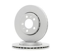 2x A.B.S. Disque de frein Avant pour VW Polo V 3/5 portes (6R1, 6C1) 256mm 16880