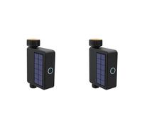 2X Abreuvoir Solaire WIFI, Minuterie de Jardin Intelligente, Contrôleur D'Irrigation Automatique, Outil D'Arrosage pour Jardin Extérieur
