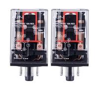 2X AC 220V / 230V Bobine Tension PCB Power Relay 8 Pins DPDT 2NO 2NC MK2P-1