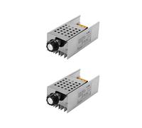 2X Ac 220V 6000W Scr Tension Regulateur Manette Gradateur Electronique Thermostat Moule de Regulation de Vitesse avec Etui