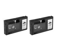 2X Adaptateur Cassette VHSC2310 pour Caméscopes VHS-C SVHS RCA Adaptateur Cassette VHS Motorisé Pas pour 8mm/MiniDV/Hi8