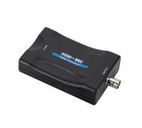 2X Adaptateur de Convertisseur Audio Vidéo Vers BNC Compatible PAL / NTSC avec Cordon D'Alimentation USB