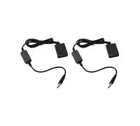 2X Adaptateur de Cordon D'Alimentation USB 5 V 2A ACKE12 ACK-E12 + Coupleur Cc LP-E12 DR-E12 pour Appareil Photo Numérique M M2 M10 M50