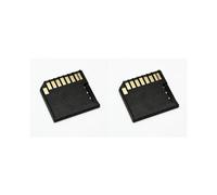 2X Adaptateur pour Carte MicroSD TF Vers : Extension de Stockage Supplémentaire, Adaptateur de Remplacement pour Air et Pro