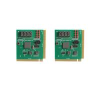 2X Affichage LCD à 4 Chiffres Analyseur de PC Carte de Diagnostic Carte Mère Testeur de Poste Analyse Informatique Carte PCI Réseau Mémoire Cpu
