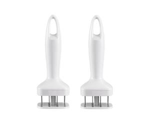 2X Aiguille D'Attendrisseur de Viande en Acier Inoxydable, Marteau D'Attendrisseur de Steak, Outil de Cuisine, Gadgets de Cuisine, Brise-CôTes,
