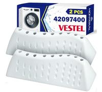 2x Ailette de Tambour de Machine a Laver 140x47x41 mm 42097400 pour Vestel