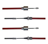 2x ALKO câble de frein Longlife 299 709 - 770mm / 980mm avec filetage, Mamelon + cloche