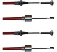 2x ALKO Longlife montage rapide 247282 - HL : 530mm GL : 726mm Câble de frein