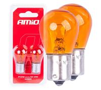 2x AMiO 03352 Ampoule feu clignotant PY21W, Halogène
