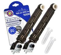 2x Amortisseur Machine a Laver 100N Ø 13/9 mm C00309597 pour Merloni