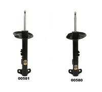 2x Amortisseurs ASHIKA AVANT G+D pour BMW Z3 E36