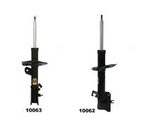 2x Amortisseurs JAPANPARTS AVANT G+D pour NISSAN QASHQAI I