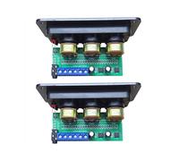 2X Amplificateur de puissance num?rique Carte amplificateur st?r?o NS4110B Son 2X20W HIFI Amplificador Treble Bass Tone, avec panneau