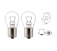 2X AMPOULE 12V 21W BA15S FEU ARRIERE CLIGNOTANT STOP PHARE LAMPE AVANT ARRIERE