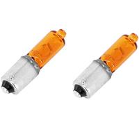2X AMPOULE 12V 21W BAY9S ORANGE CLIGNOTANT VOITURE AUTO ERGOTS DECALES BAIONNETTE