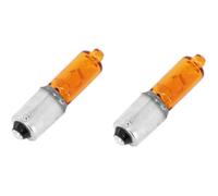 2x ampoule 12V 21W BAY9S orange clignotant voiture moto