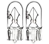 2X AMPOULE 12V 3W T10 WEDGE W2.1x9.5D COMPTEUR TABLEAU DE BORD VOYANT PLAQUE