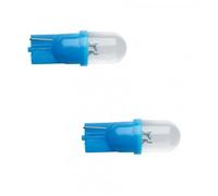 2x Ampoule 12v 5w T10 W2,1x9,5d Led Bleu Compteur Temoin Interieur Tableau De Bord Voiture Moto Scooter