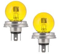 2x AMPOULE 6V 45/40W P45T R2 JAUNE RETRO VINTAGE ANCIEN PHARE LAMPE CODE VOITURE MOTO
