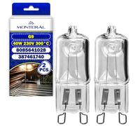 2x Ampoule Halogène G9 Four 230V 40W 8085641028 387461740 pour Electrolux