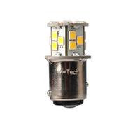 M:Tech BOMBILLAS LED BLANCO 12V P21/5W BAY15D