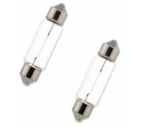 2x Ampoule Navette 6v 3w Sv7 8x31mm Moto Scooter Mobylette Vespa Primavera Et3 Super Sprint Rally 125cc Compteur Tableau De Bord