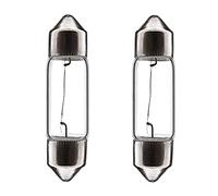2x AMPOULE NAVETTE 6V 5W SV7 8x28MM VOITURE AUTO MOTO SCOOTER