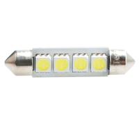 M-Tech lb311 W blister 2 x led-c5 W 41 mm 4 x SMD5050 12 V canabus, blanc