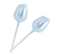 2x ampoules d'irrigation d'usine décoratives en forme de fleurs décoratives pour l'irrigation automatique | Conseils auto- pour les pots intérieurs, les jardinières extérieures et l'utilisation de