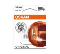 2X Ampoules Halogènes W3W 3W 24V Lampes Avec Douille En Verre Homologuées OSRAM