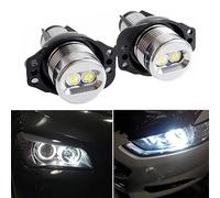 2x Ampoules Phares LED Blanc Yeux d'Ange Angel Eyes Canbus Compatible avec BMW E90 E912006-2011 Berline Break