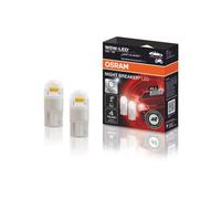 2x Ampoules W5W LED NIGHT BREAKER - OSRAM Homologué all models - 2825DWNB-2HB 12V 1W - T10