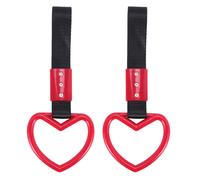 2X Anneau de Coeur Jdm Tsurikawa pour PoignéE de Bus de MéTro Sangle Breloque DéRive Universelle