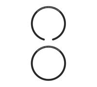 Swissten Anneaux MagSafe adhésifs métalliques – Charge sans-fil magnétique – Noir (2x)