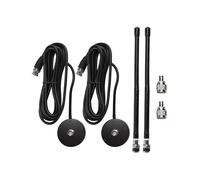 2X Antenne Aérienne CB 27MHz Fouet Souple Base Magnétique BNC PL259 Connecteur Antenne Aérienne CB pour Midland Maxon
