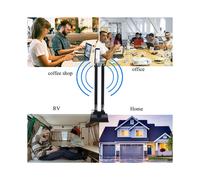 2X Antenne de Routeur CPE 5G Antenne Mâle LTE SMA à Gain Élevé 46DBi 5G Câble D'Extension Externe Antenne à Base Magnétique