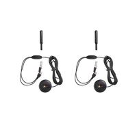 2X Antenne de Télévision Numérique HD D'Intérieur Réception Longue Portée de 120 Miles avec Amplificateur de Signal pour 4K 1080P VHF UHF