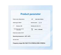 2X Antenne Plafond 4G LTE pour GSM 3G 2G 800-3700 MHz Antenne Extérieure Intérieure pour Amplificateur de Signal Mobile