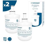 2x Aqua Crystalline filtre à eau compatible pour Samsung réfrigérateur DA29-00003F, HAFIN1/EXP, DA97-06317A-B, Aqua-Pure Plus