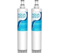 2X AQUACREST SBS002 Filtre à eau pour réfrigérateur, Compatible avec Whirlpool® 4396508 4396510 Maytag® KitchenAid® SBS002
