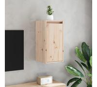 2x Armoires Murales 30x30x60 cm Bois de Pin Massif Flottantes Meubles vidaXL