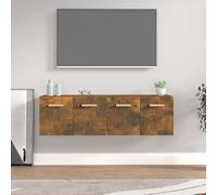 2x Armoires Murales Blanc 80x35x36,5 cm Bois d'Ingénierie Suspendues vidaXL