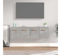 2x Armoires Murales Blanc 80x35x36,5 cm Bois d'Ingénierie Suspendues vidaXL
