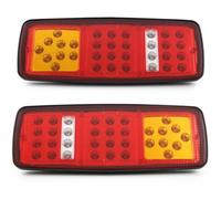 2x Arrière LED 12V Feux 4 Fonctions pour Caravane Camion Remorque Châssis Benne Camping-Car Camper